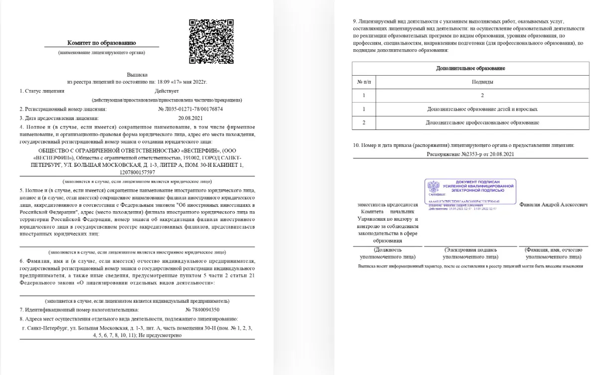 финансовая школа Vesperfin