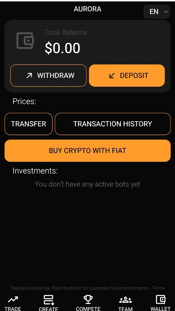 Aurora Trade bot Aurora Trade bot