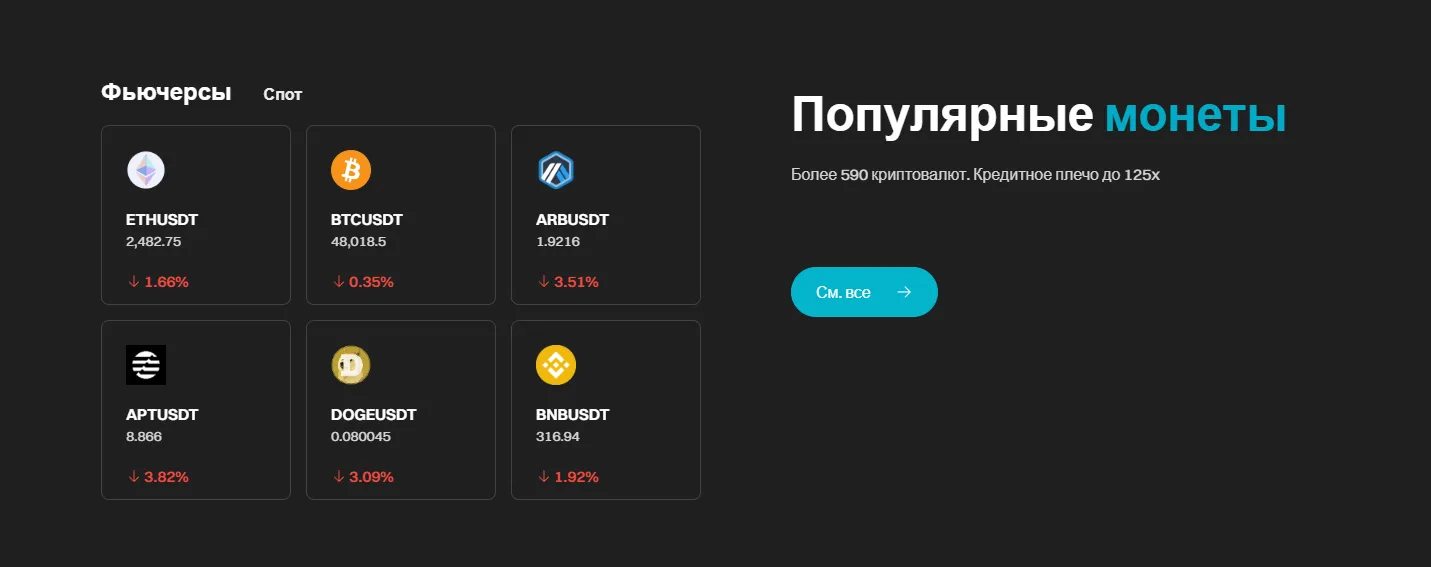 Крипто биржа Бит Гет
