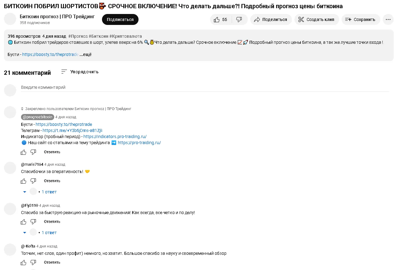 БИТКОИН ПРОГНОЗ ПРО Трейдинг