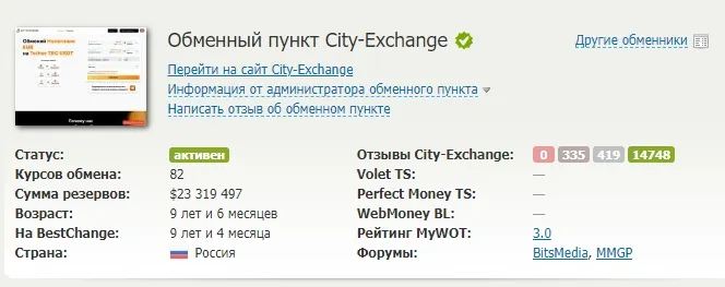 city exchange io отзывы