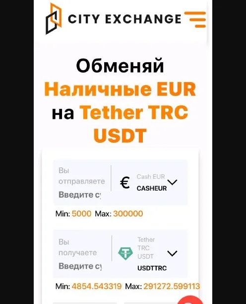city exchange обменник