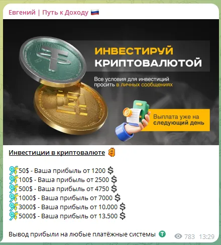 евгений путь к доходу