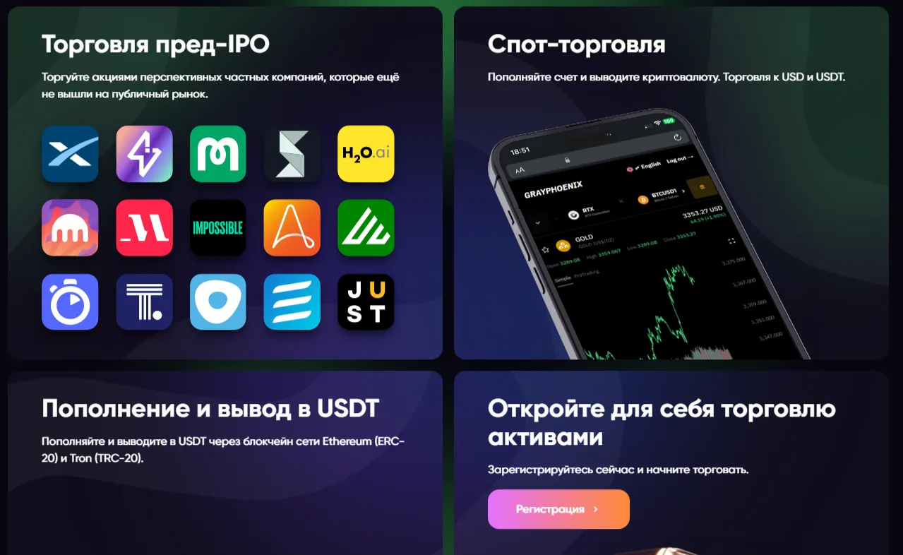 grayphoenix отзывы биржа