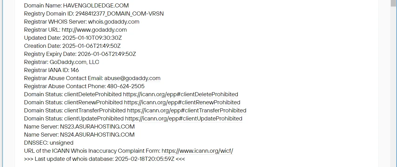 support@havengoldedge.com support@havengoldedge.com
