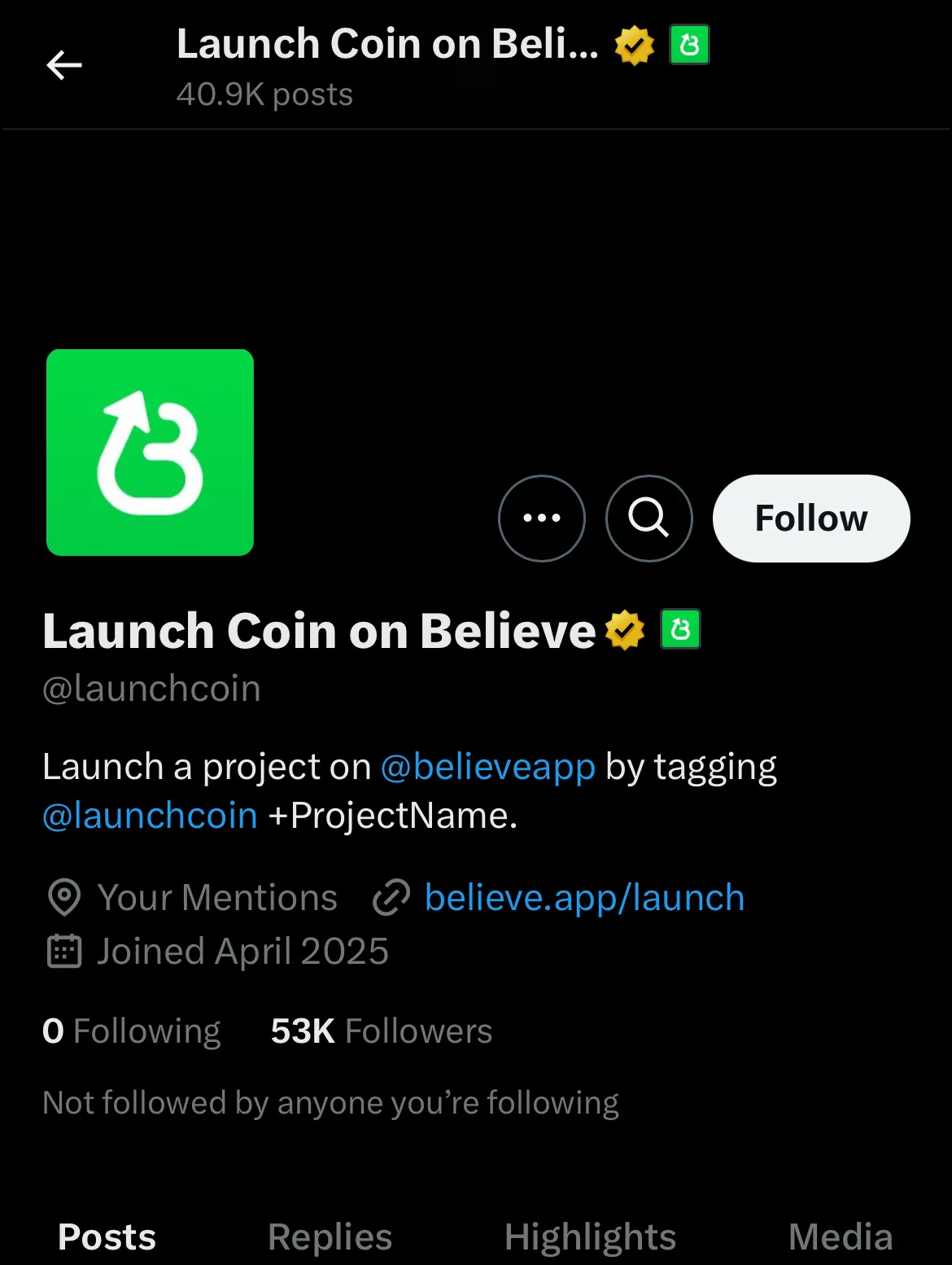 launch coin on believe криптовалюта