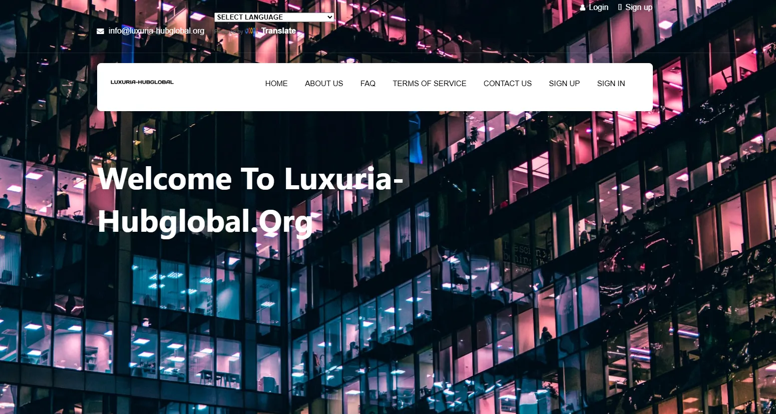 luxuria hubglobal