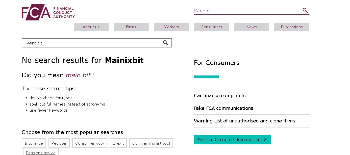 fca mainixbit