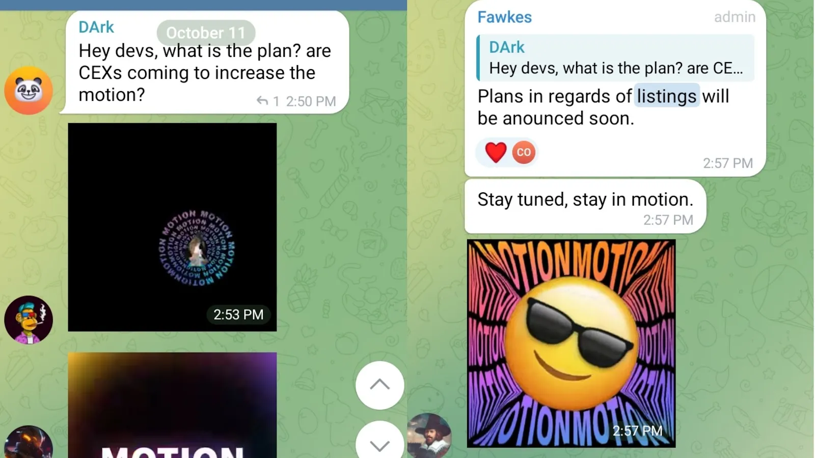 motion coin motion coin