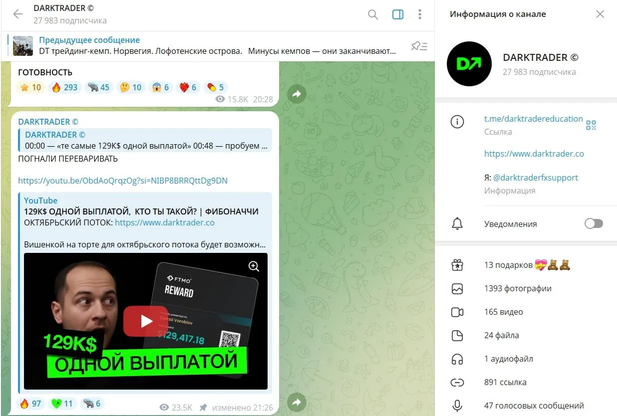 darktrader co обучение