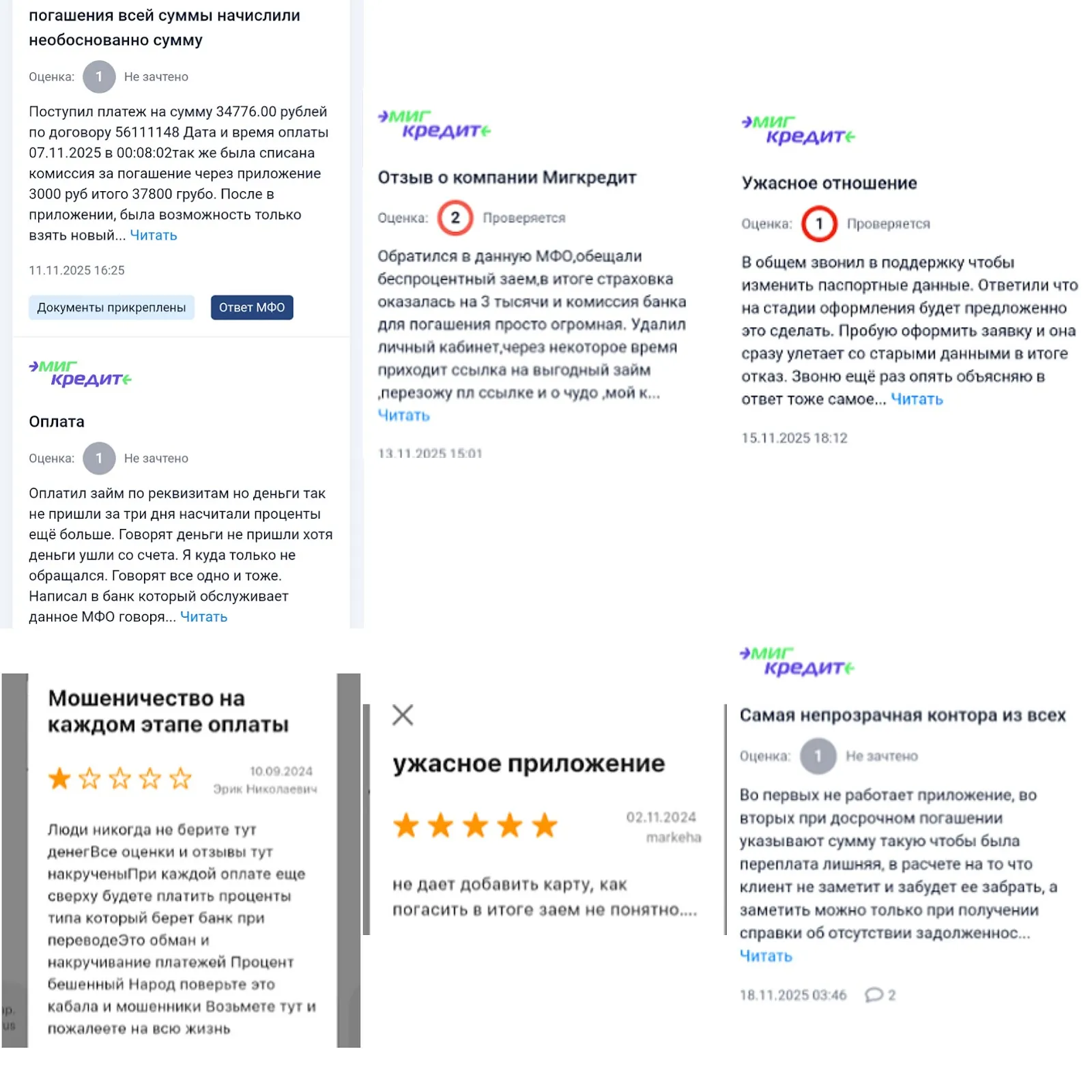ооо мфк мигкредит отзывы инвестирование