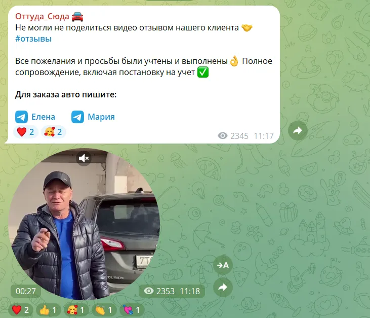 оттуда сюда авто