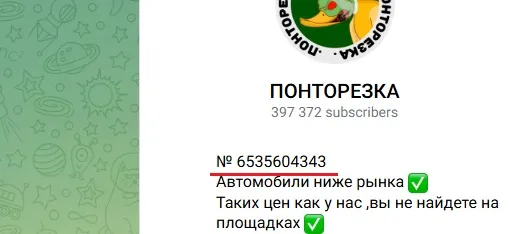 понторезка телеграмм канал