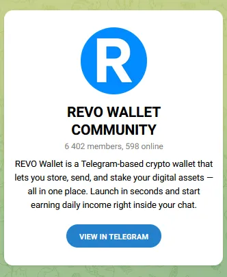 revo wallet в telegram отзывы revo wallet в telegram отзывы
