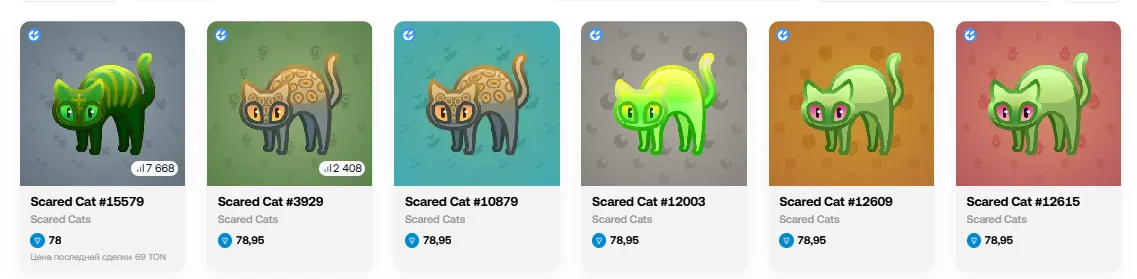 scared cat nft telegram