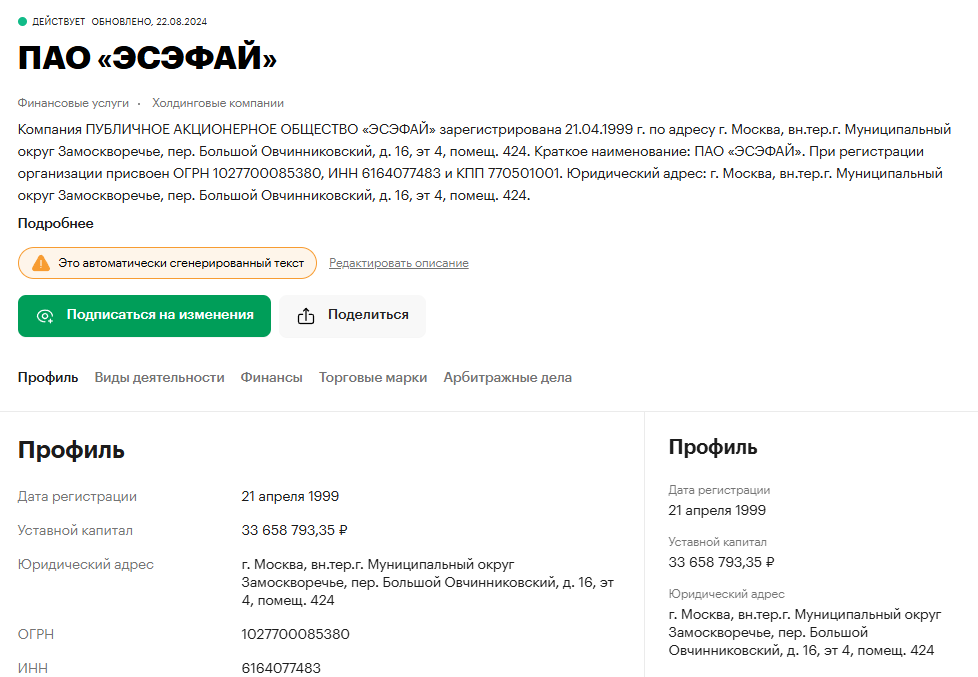 эсэфай акции форум эсэфай акции форум