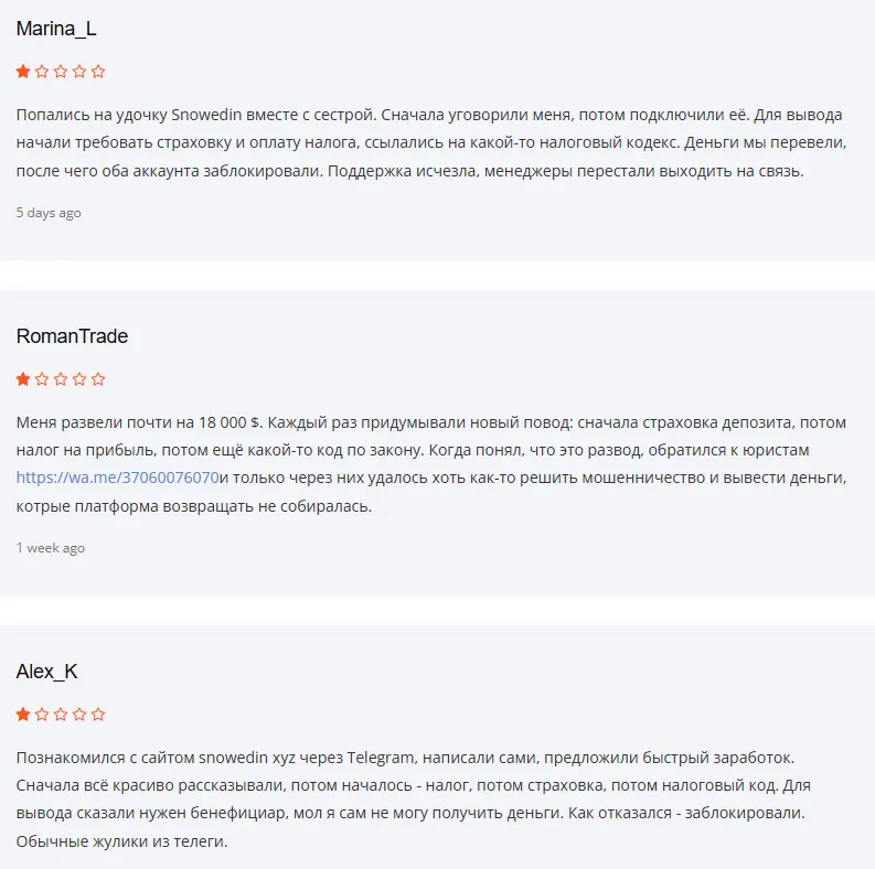 snow din me отзывы