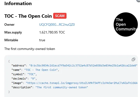the open coin telegram