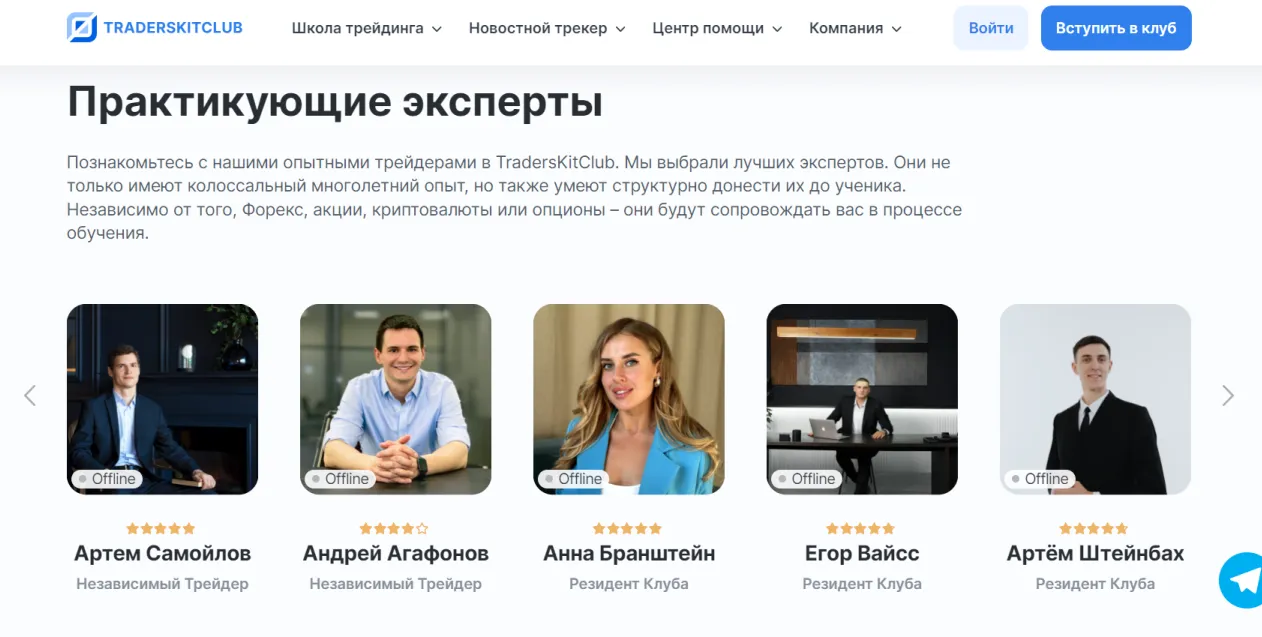 Traderskitclub — отзывы и рейтинг