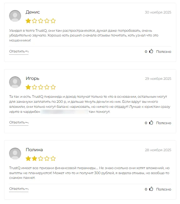 https trustq pro отзывы
