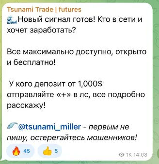Tsunami Trade Tsunami Trade