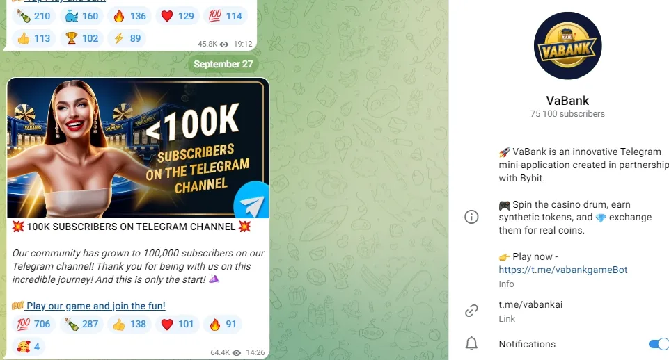 vabank telegram vabank telegram