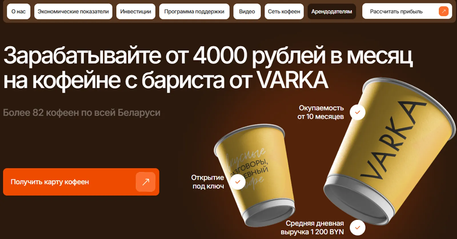 varka coffee франшиза