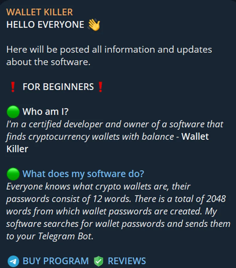 wallet killer wallet killer