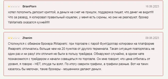 Отзывы о YaMarkets Отзывы о YaMarkets