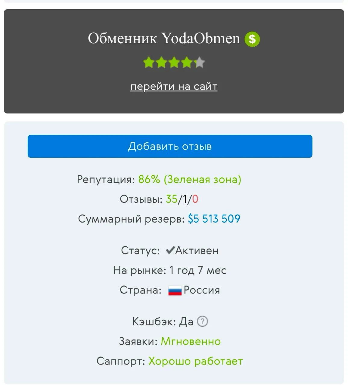 yoda obmen отзывы yoda obmen отзывы